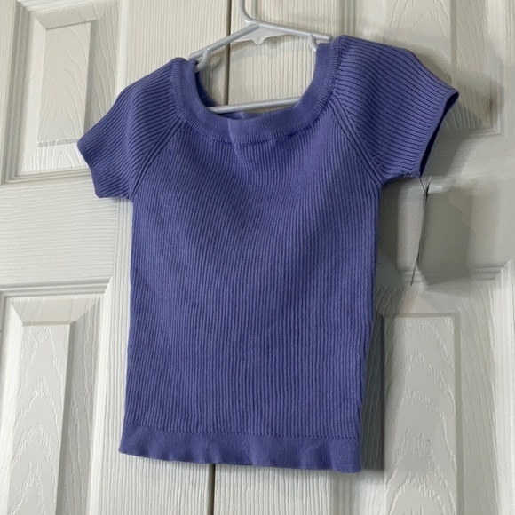 ART CLASS - Girls' Off the Shoulder Short Sleeve Pullover Sweater Various Sizes - Picture 5 of 12
